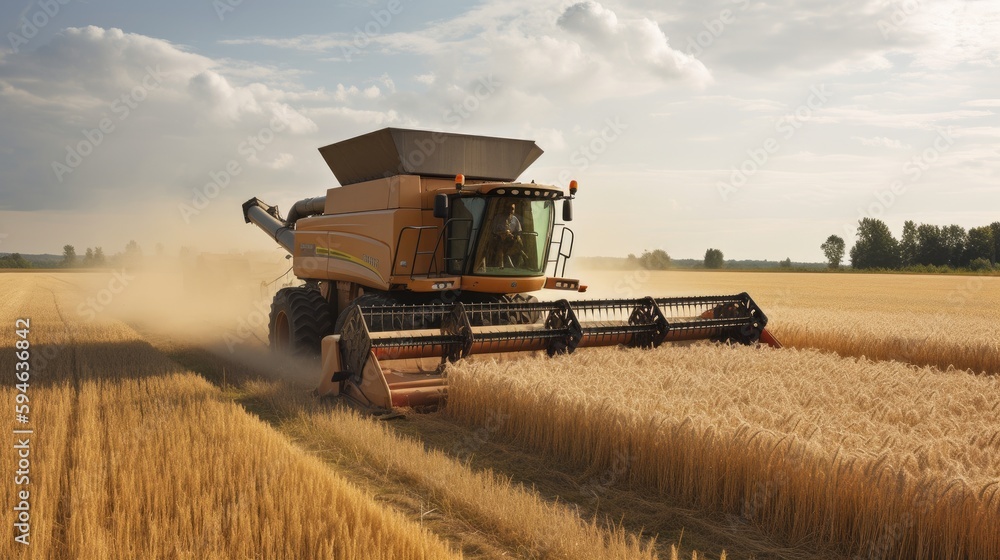 Obraz premium Harvest Generative AI