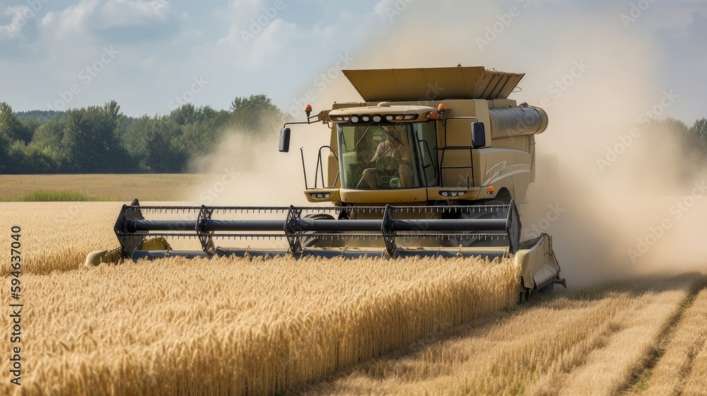 Obraz premium Harvest Generative AI