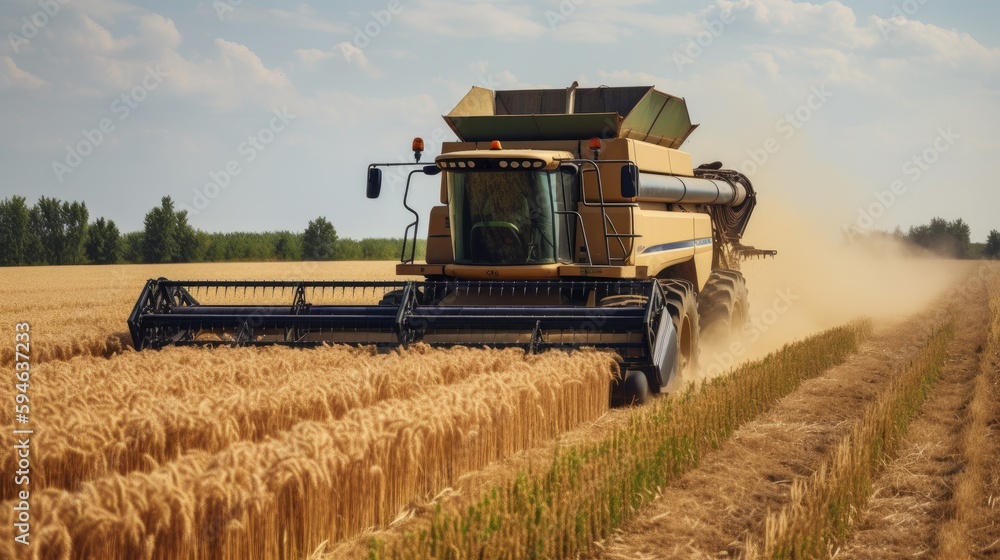 Obraz premium Harvest Generative AI