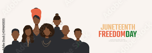 Juneteenth Freedom Day banner.