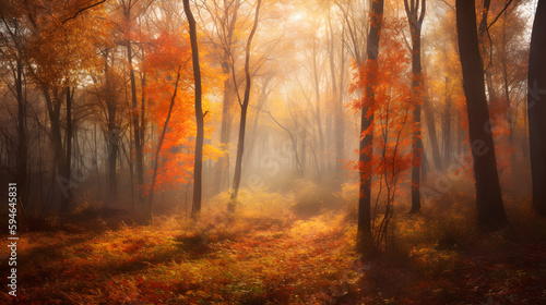 autumn in the forest © VirtualCreatures