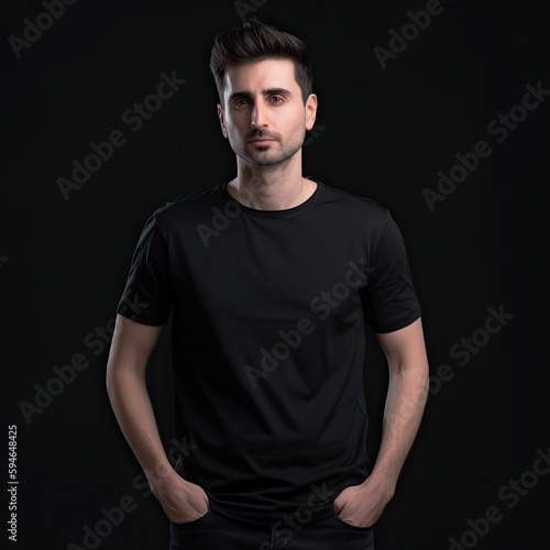 T-Shirt Mockup Templates: Showcase Your Designs in Style, generative ai © jambulart