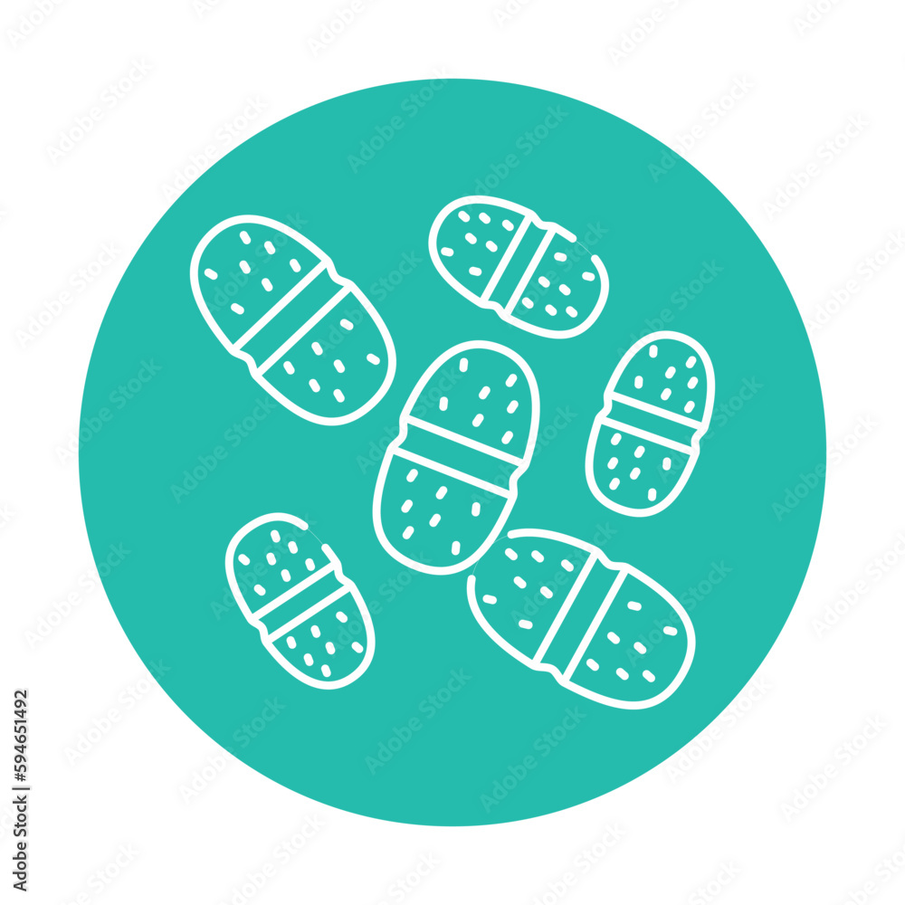 Enterococcus color line icon. Human diseases. Enterococcus color line icon. Human diseases.