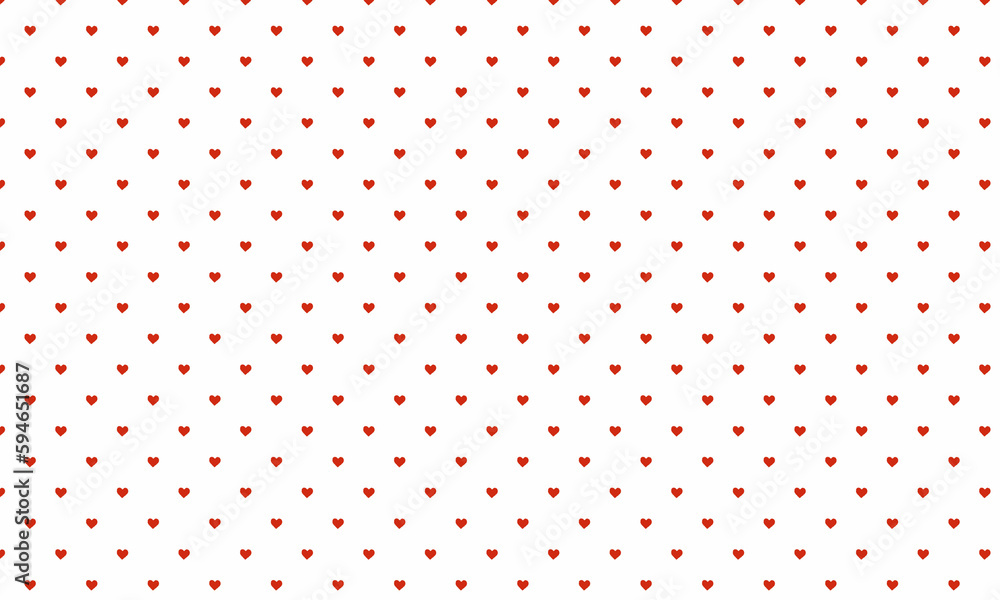 Red Heart Pattern Background Red Heart Pattern Background