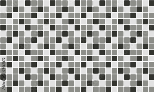 Black White Floor Tile Checkered Pattern Background