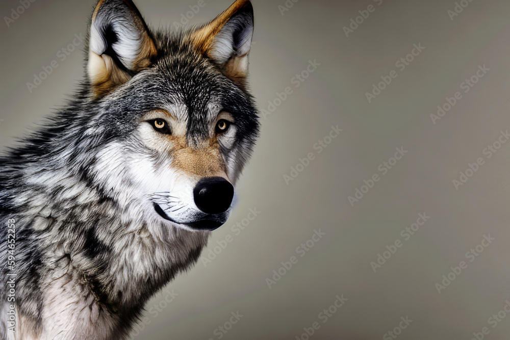 Wolf, generated by artificial intelligence