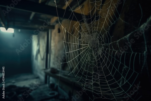 Spinning a Tale: The Role of Spider Webs in Culture and Mythology, generattive ai photo