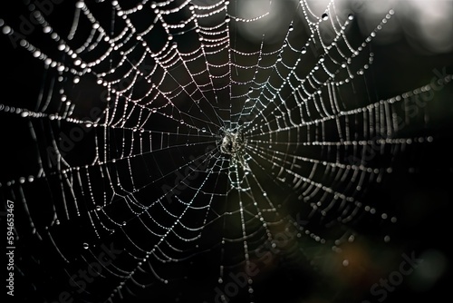 Spinning a Tale: The Role of Spider Webs in Culture and Mythology, generattive ai © jambulart