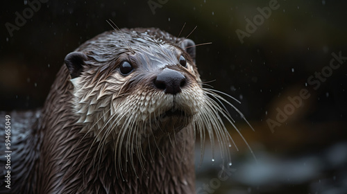 otter, animal, mammal, wildlife, water, nature, cute, fur, river, wild, brown, oriental, zoo, wet, otters, whiskers, small, clawed, lutra, sea, carnivore, generative, ai