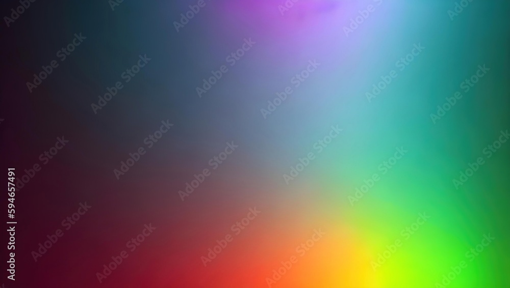 Vibrant Rainbow Gradient Background AI-Generated