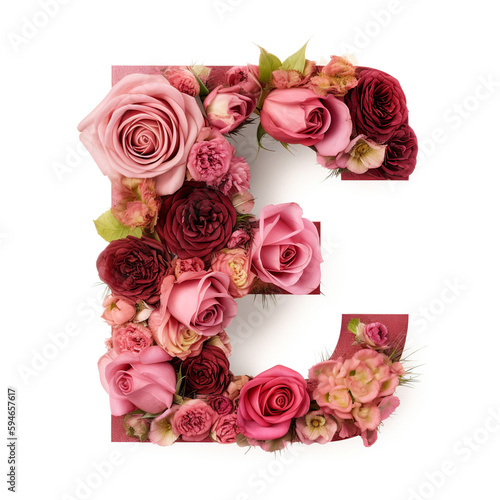 rose  flower   alphabet  a  b  c d  f  g  h  j  k  l  m  n  p  q  r  s  t  v  x  z  red  roses  isolated  love  nature  valentine  flowers  bouquet  blossom  beauty  floral  generative ai