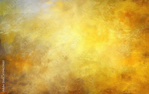 abstract grunge decorative yellow stone wall texture Generative AI © Paula