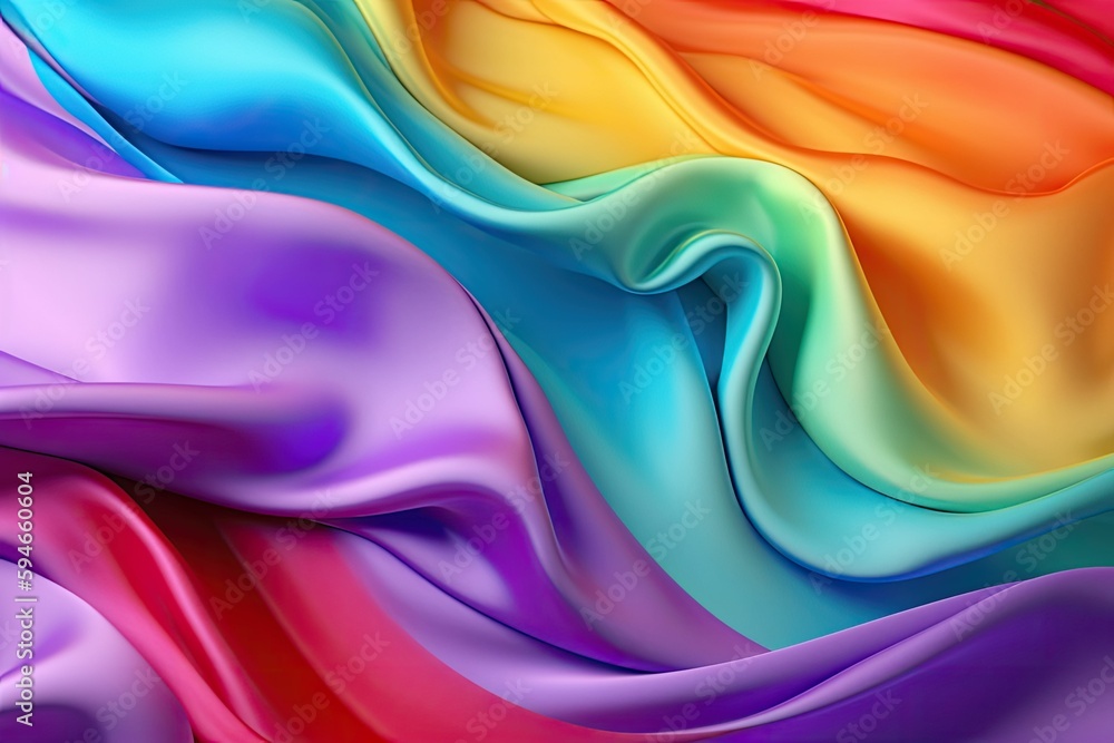 Obraz premium Satin Textured Backgrounds Created with Generative AI