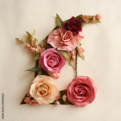 rose, flower, alphabet, a, b, c d, f, g, h, j, k, l, m, n, p, q, r, s, t, v, x, z, red, roses, isolated, love, nature, valentine, flowers, bouquet, blossom, beauty, floral, generative au