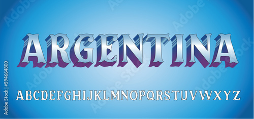 Filete porteño de Buenos Aires argentina fuente y tipografía para diseños y panfletos