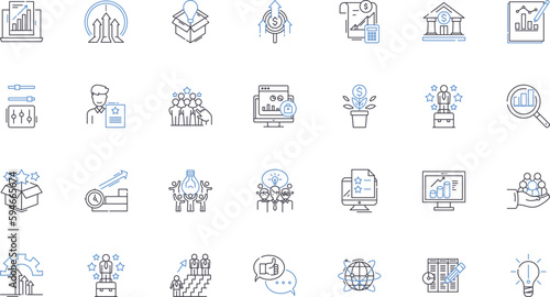 Swiftness line icons collection. Agility, Velocity, Promptness, Expediency, Rapidity, Alacrity, Briskness vector and linear illustration. Celerity,Precision,Promptitude outline signs set