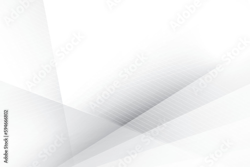 Abstract white and gray color, modern design background with geometric triangle shape. Vector illustration.