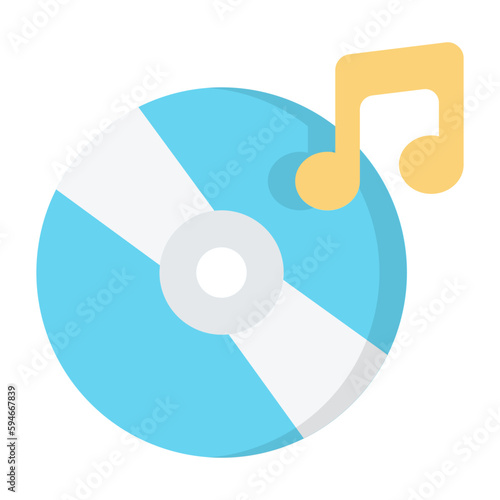 CD Flat Icon
