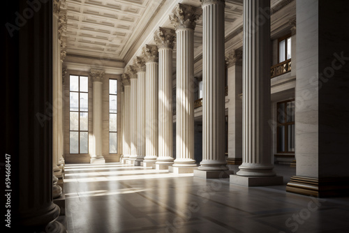 columns on a building