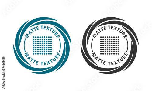 Mate texture design logo template illustration