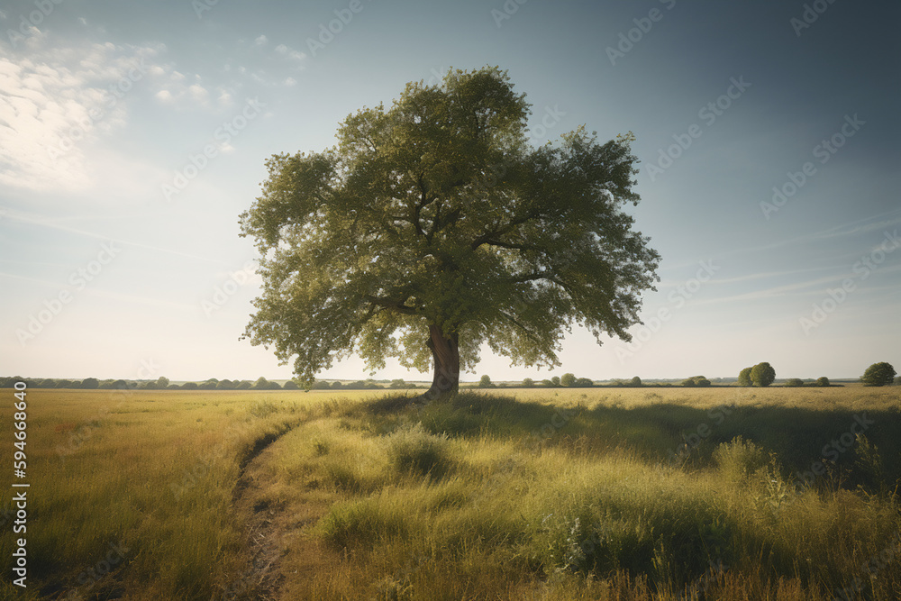 Beautiful Tree and Sunshine and green grass Beautiful Tree and Sunshine and green grass