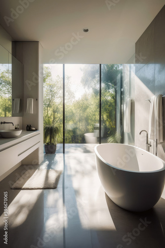 Bathroom interior architecture minimalist style © ktianngoen0128
