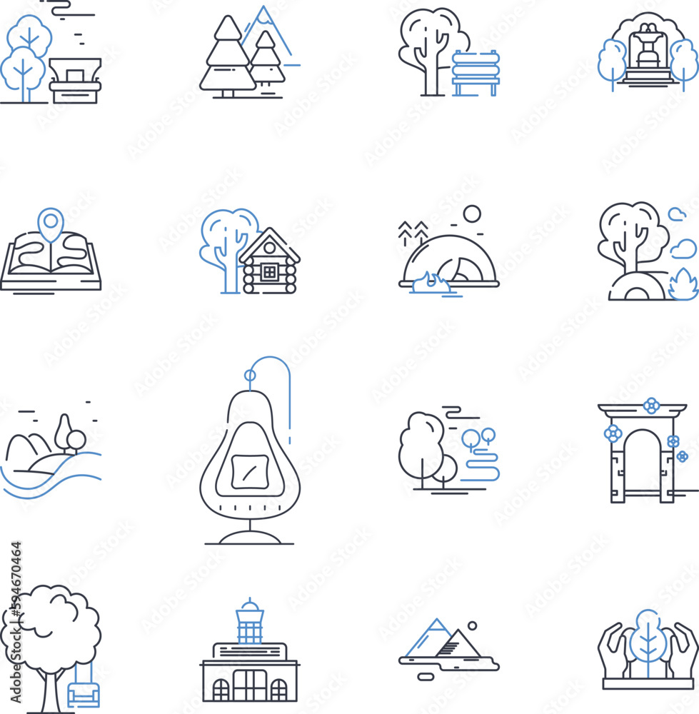 Arctic glaciers line icons collection. Ice, Snow, Permafrost, Tundra, Melting, Glaciation, Climate vector and linear illustration. Environment,Ecology,Ecosystem outline signs set Arctic glaciers line icons collection. Ice, Snow, Permafrost, Tundra, Melting, Glaciation, Climate vector and linear illustration. Environment,Ecology,Ecosystem outline signs set