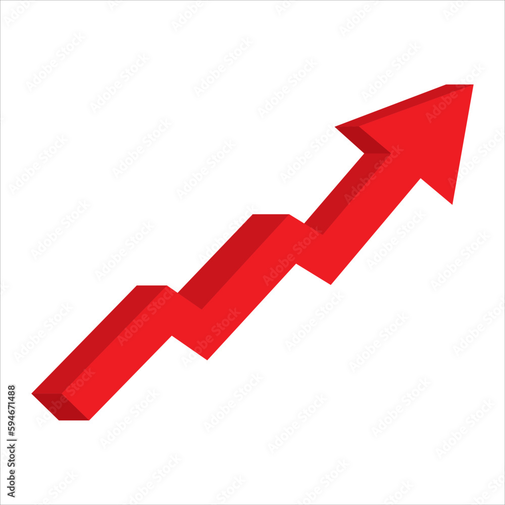red arrow vector, illustration, symbol red arrow vector, illustration, symbol