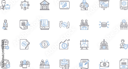 Good and Bad line icons collection. Positive, Negative, Virtuous, Immoral, Excellent, Awful, Pure vector and linear illustration. Corrupt,Honorable,Unethical outline signs set