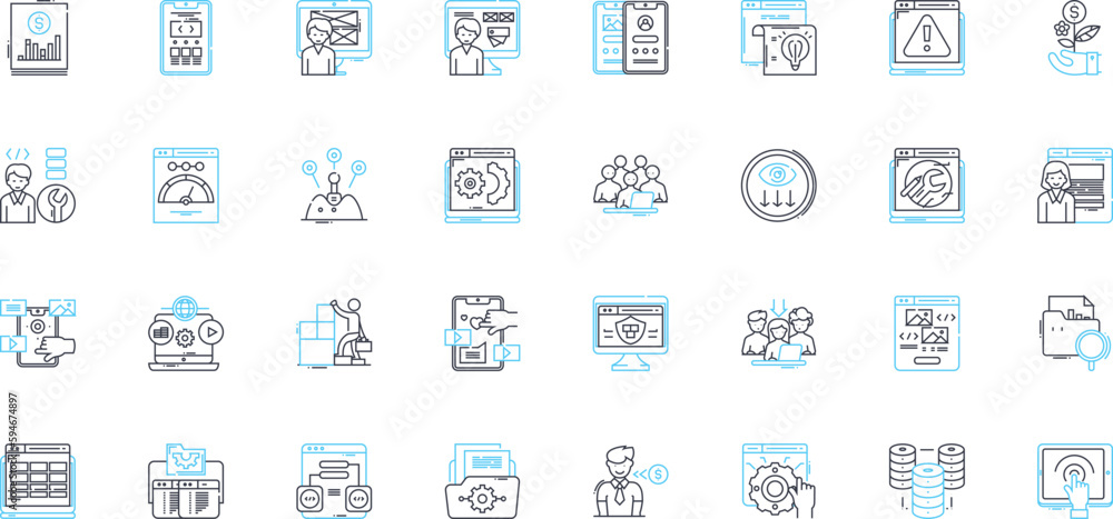 Mobile development linear icons set. Android, iOS, Cross-platform, Swift, Kotlin, Flutter, ReactNative line vector and concept signs. Xamarin,PhGap,Appium outline illustrations Mobile development linear icons set. Android, iOS, Cross-platform, Swift, Kotlin, Flutter, ReactNative line vector and concept signs. Xamarin,PhGap,Appium outline illustrations