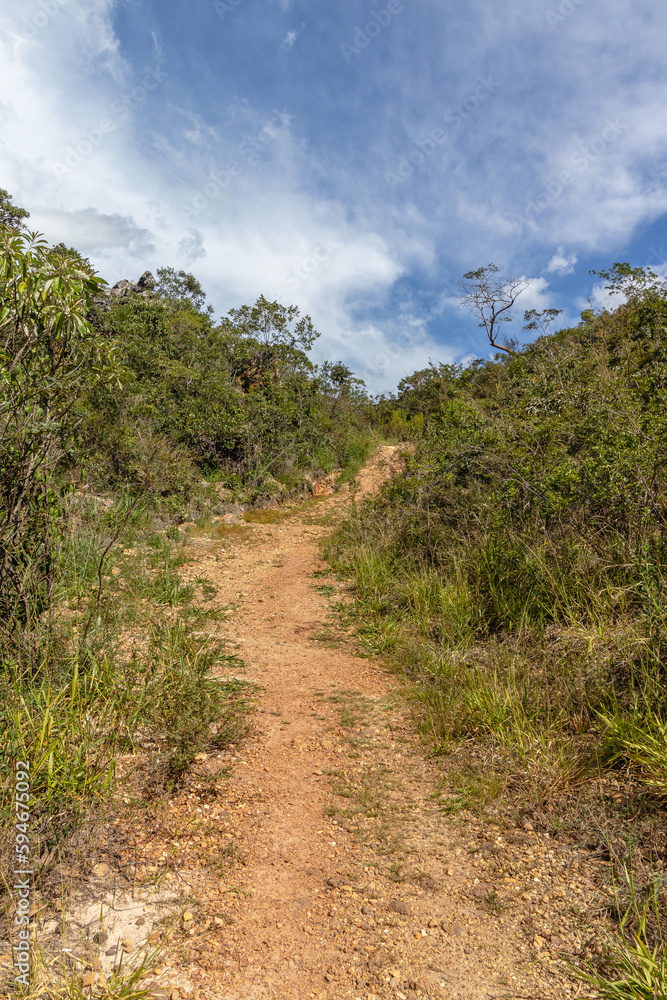 natural landscape in the city of Santo Antônio do Itambé, State of Minas Gerais, Brazil