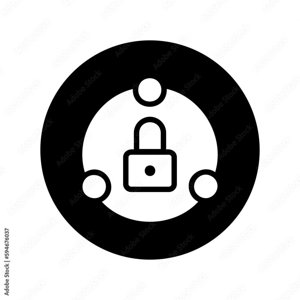 Fototapeta premium lock icon