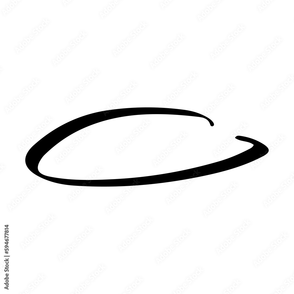 hand drawn circle on transparent background. PNG hand drawn circle on transparent background. PNG