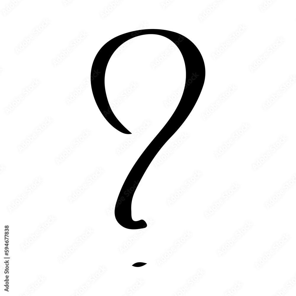 hand drawn question mark on transparent background. PNG hand drawn question mark on transparent background. PNG