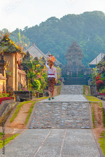 Penglipuran is a traditional oldest Bali village at Bangli Regency - Bali, Indonesia