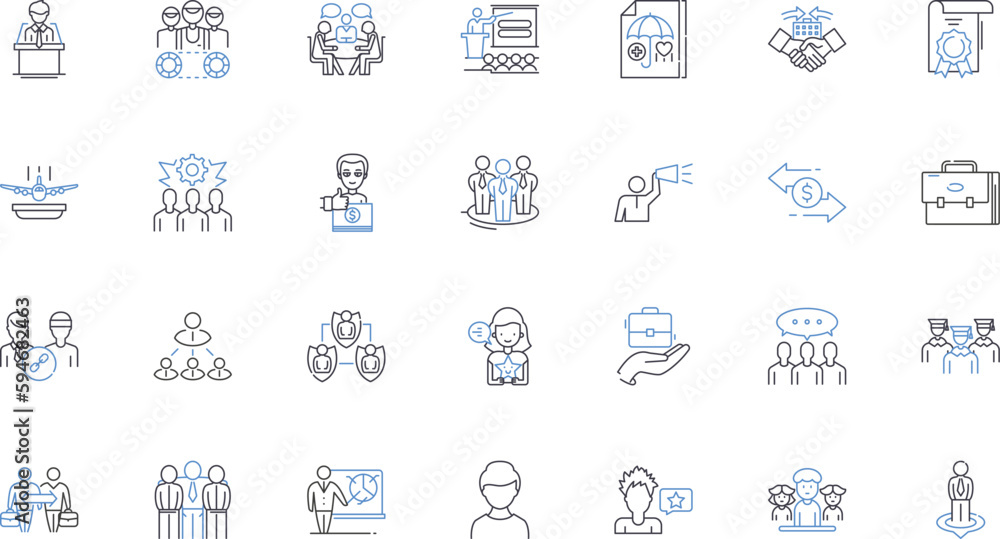 Supervision line icons collection. Management, Leadership, Guidance, Oversight, Monitoring, Direction, Control vector and linear illustration. Advisory,Support,Coaching outline signs set Supervision line icons collection. Management, Leadership, Guidance, Oversight, Monitoring, Direction, Control vector and linear illustration. Advisory,Support,Coaching outline signs set
