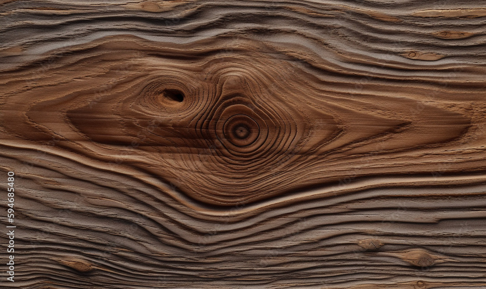 Close up macro shot brown wood texture background with snags. Bark wooden texture use as natural background. Dark wood background.