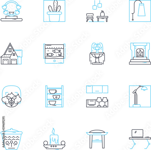 Ottoman linear icons set. Empire, Sultan, Janissary, Harem, Istanbul, Mosque, Caliphate line vector and concept signs. Silk,Coffee,Bazaars outline illustrations