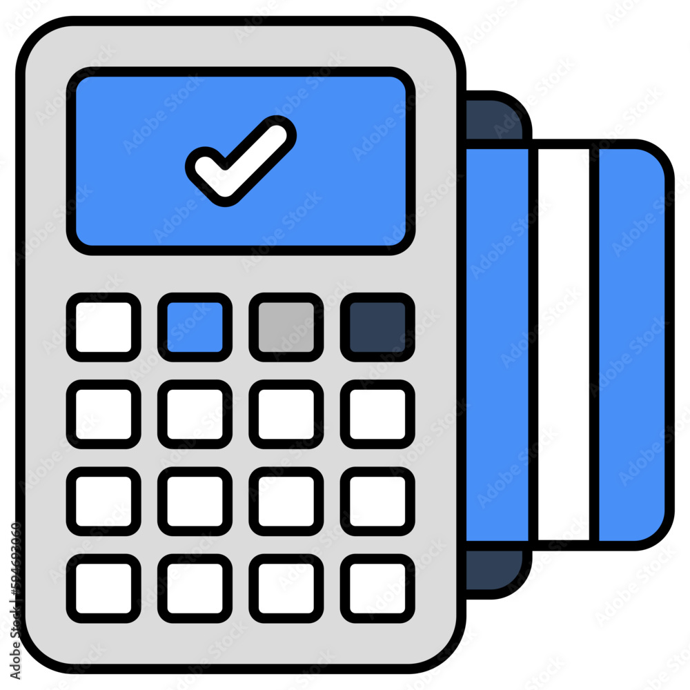 A premium download icon of point of sale A premium download icon of point of sale
