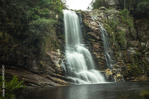 waterfall in the city of Santo Antonio do Itamb    State of Minas Gerais  Brazil