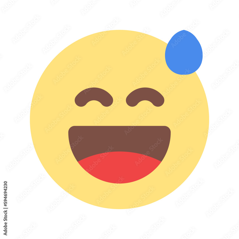 grinning flat icon grinning flat icon