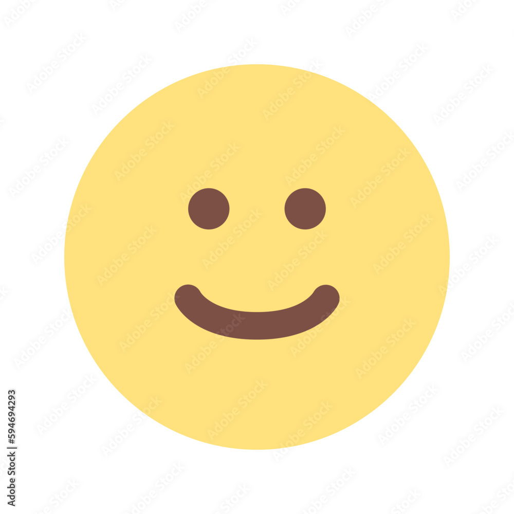 Fototapeta premium smile flat icon