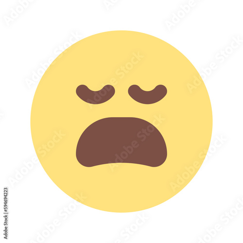 disappointment flat icon