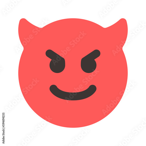 devil flat icon