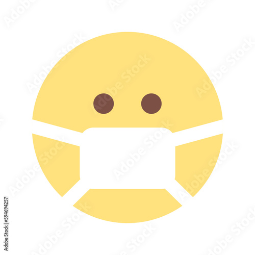 mask flat icon