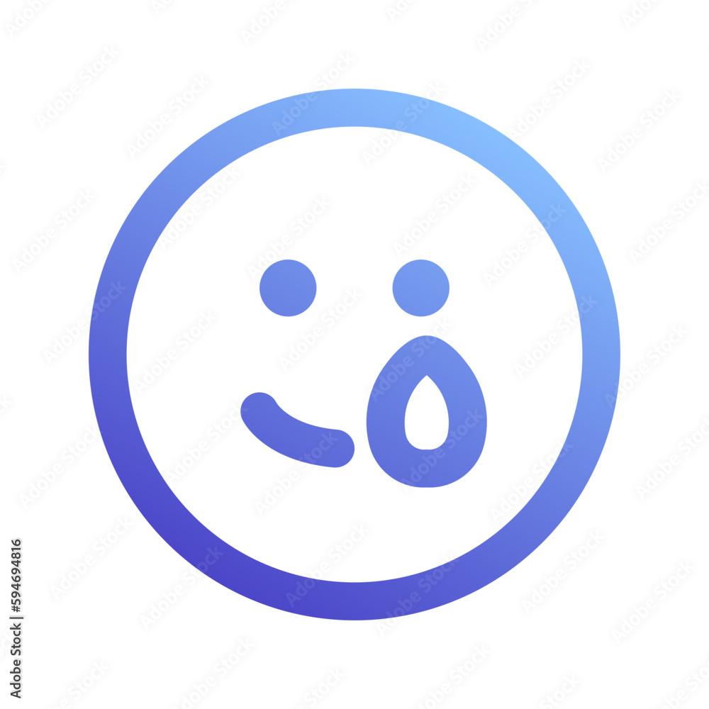 sad gradient icon sad gradient icon