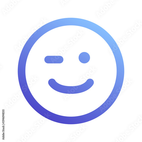 wink gradient icon