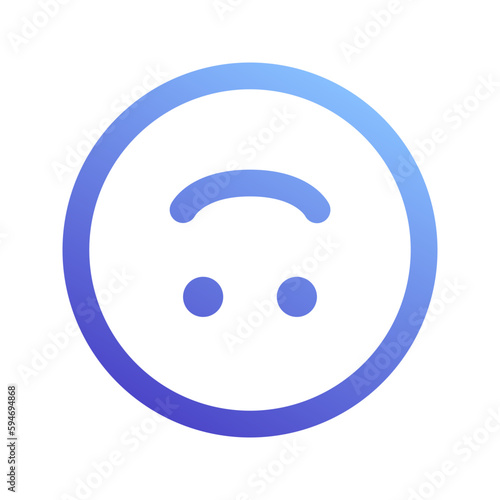 upside down gradient icon