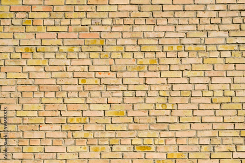 brick wall of the house, shot close-up