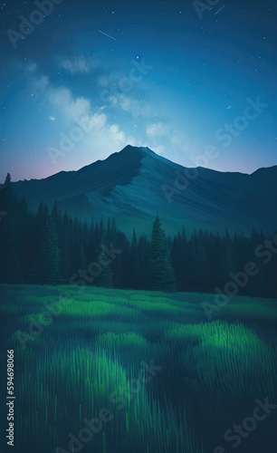 lake in the mountains made using Generative AI Technology.